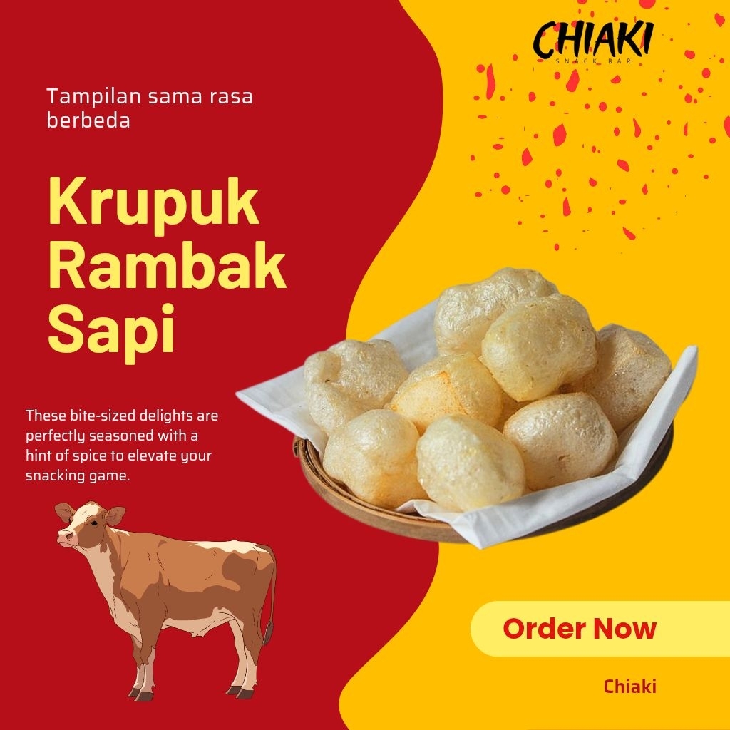 

Krupuk Rambak Kulit Sapi 250gr – Gurih Renyah Siap Makan Krupuk Kulit Sapi 250gr – Original, Garing, dan Nikmat
