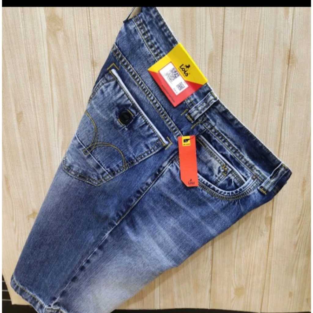 Celana Jeans Lois Pendek Original / Celana Pendek jeans Lois Pria Premium