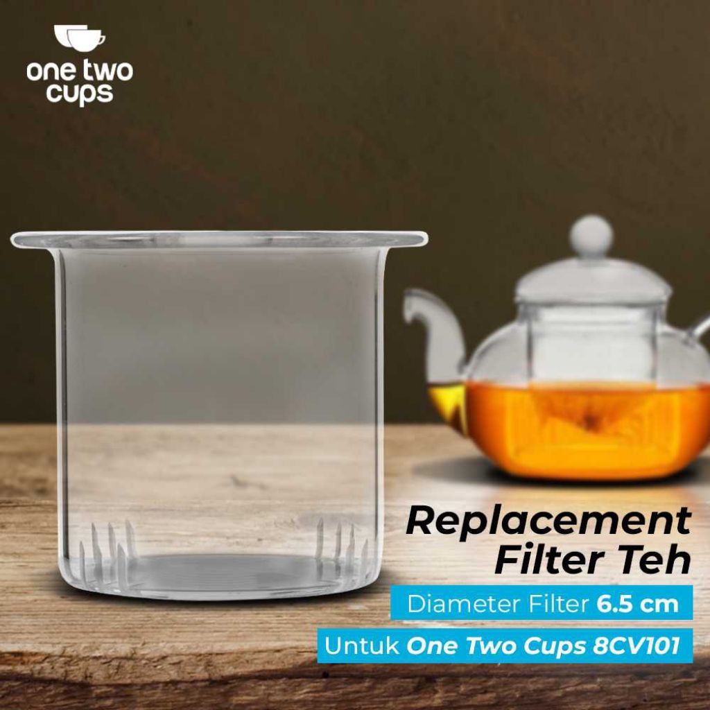 Saringan Teh Filter Pengganti untuk Teko Teh Kaca 400ml