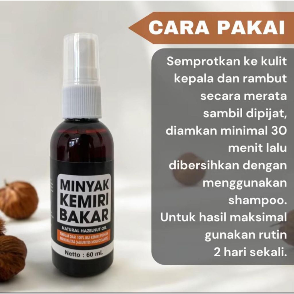 Minyak Kemiri Bakar Murni