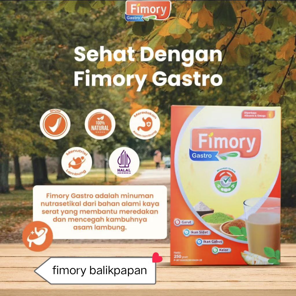 

Fimory Gastro Minuman Sehat Atasi Maag dan Asam Lambung isi 250gr