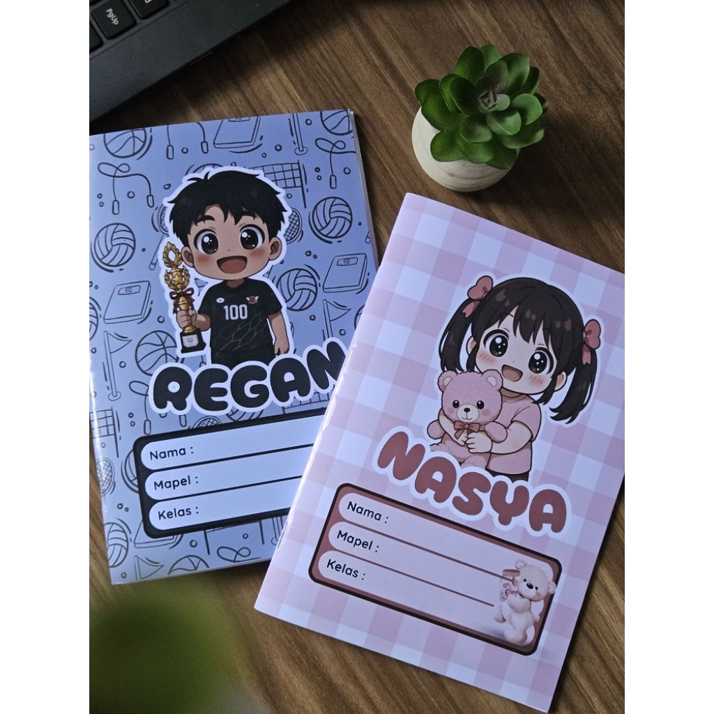 

Buku Tulis Custom Foto & Nama