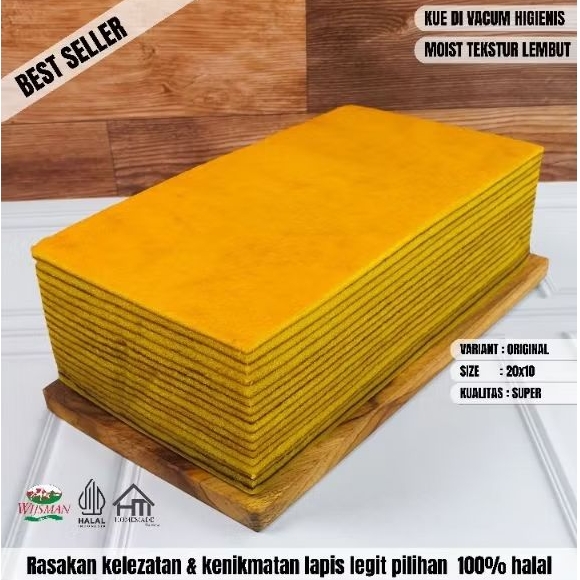 

LAPIS LEGIT POLOS SUPER WIJSMAN 20X10 ENAK MOIST LEMBUT