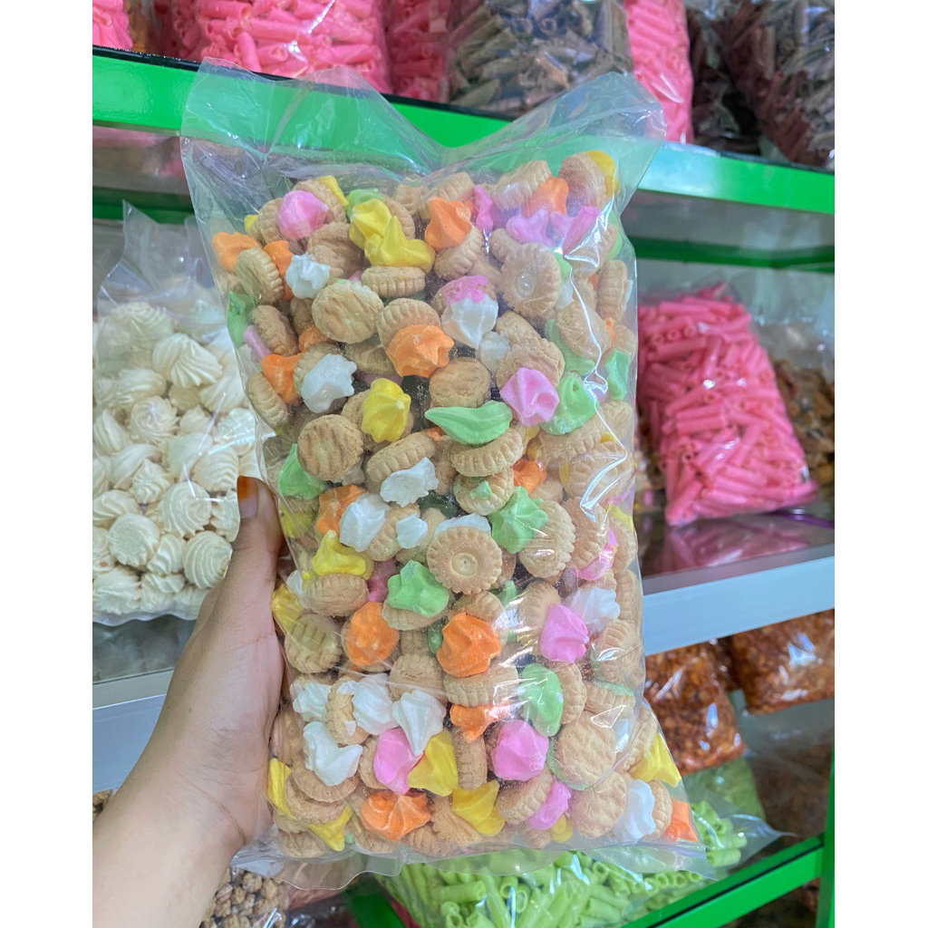 

Gem Bunga Premium manisan gula kue bahari renyah manis lumer samarinda
