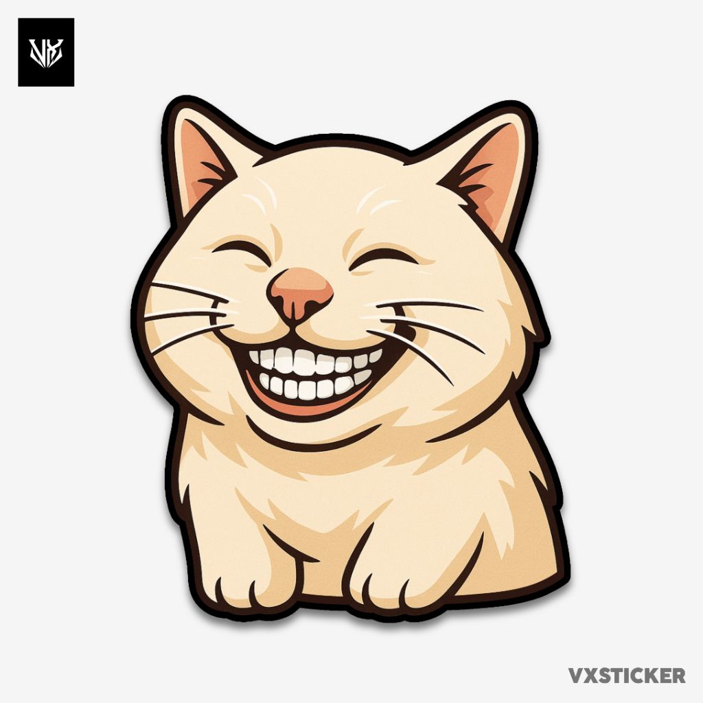 

Stiker/Sticker Kucing Lucu #17 VXSTICKER