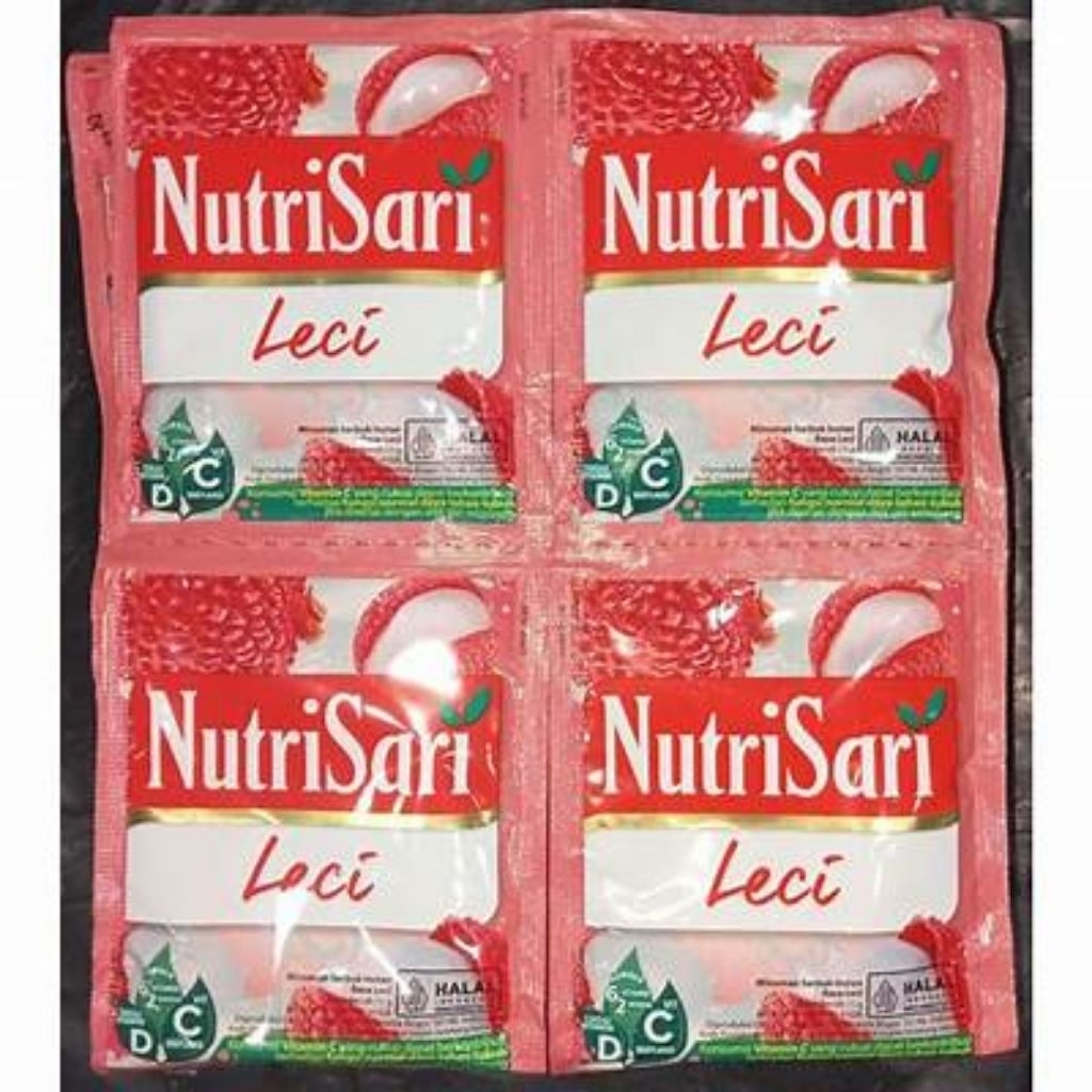 

Nutrisari Leci 11g 1dus isi 160pcs