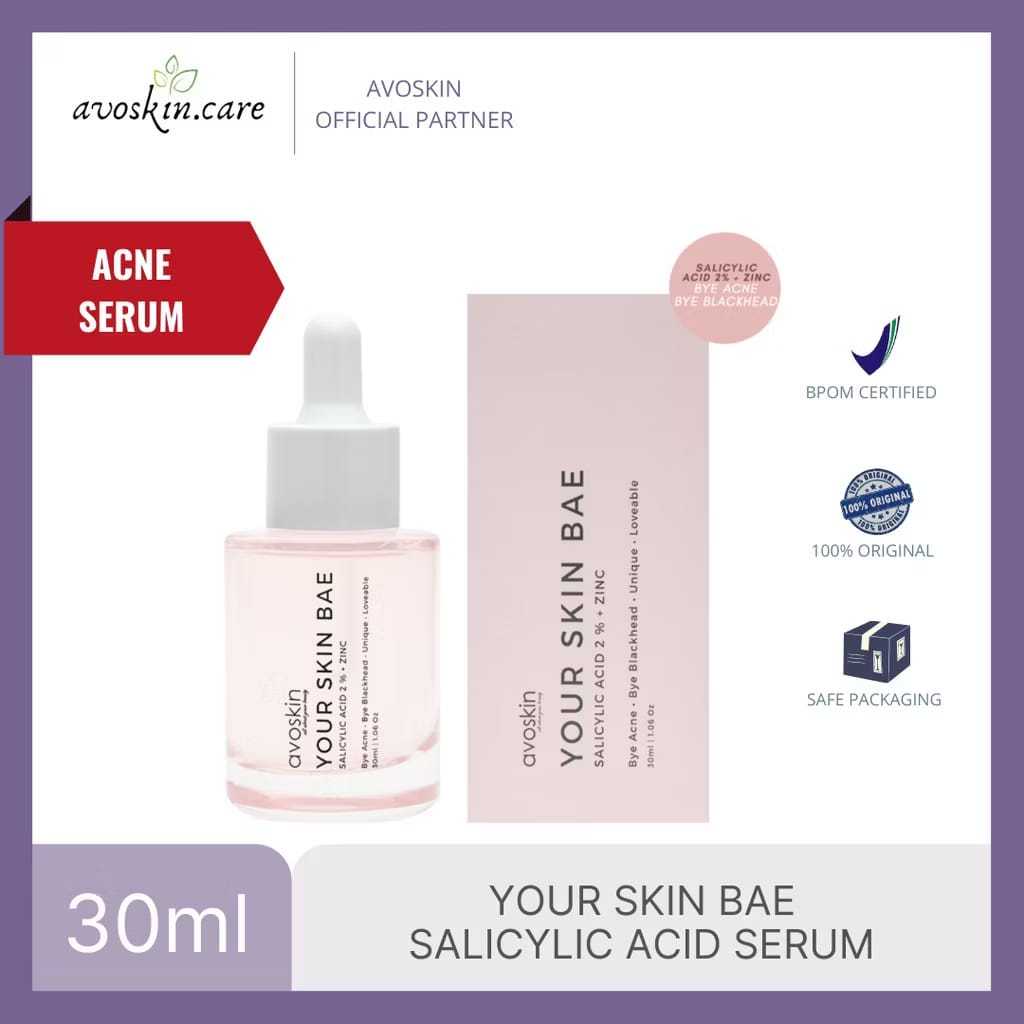 Avoskin Your Skin Bae Salicylic Acid 2% + Zinc Serum 30ml