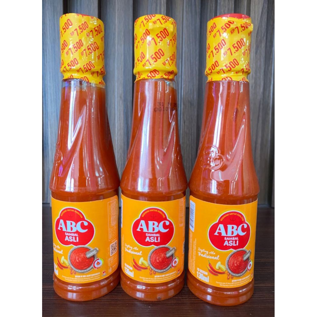 

saos sambal ABC 135ml paket isi 3 botol