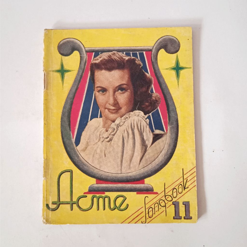 Antik Buku Musik Lagu Barat Lama ACME SONG BOOK 11 Series 1955 Utuh Komplit Langka Layak Koleksi
