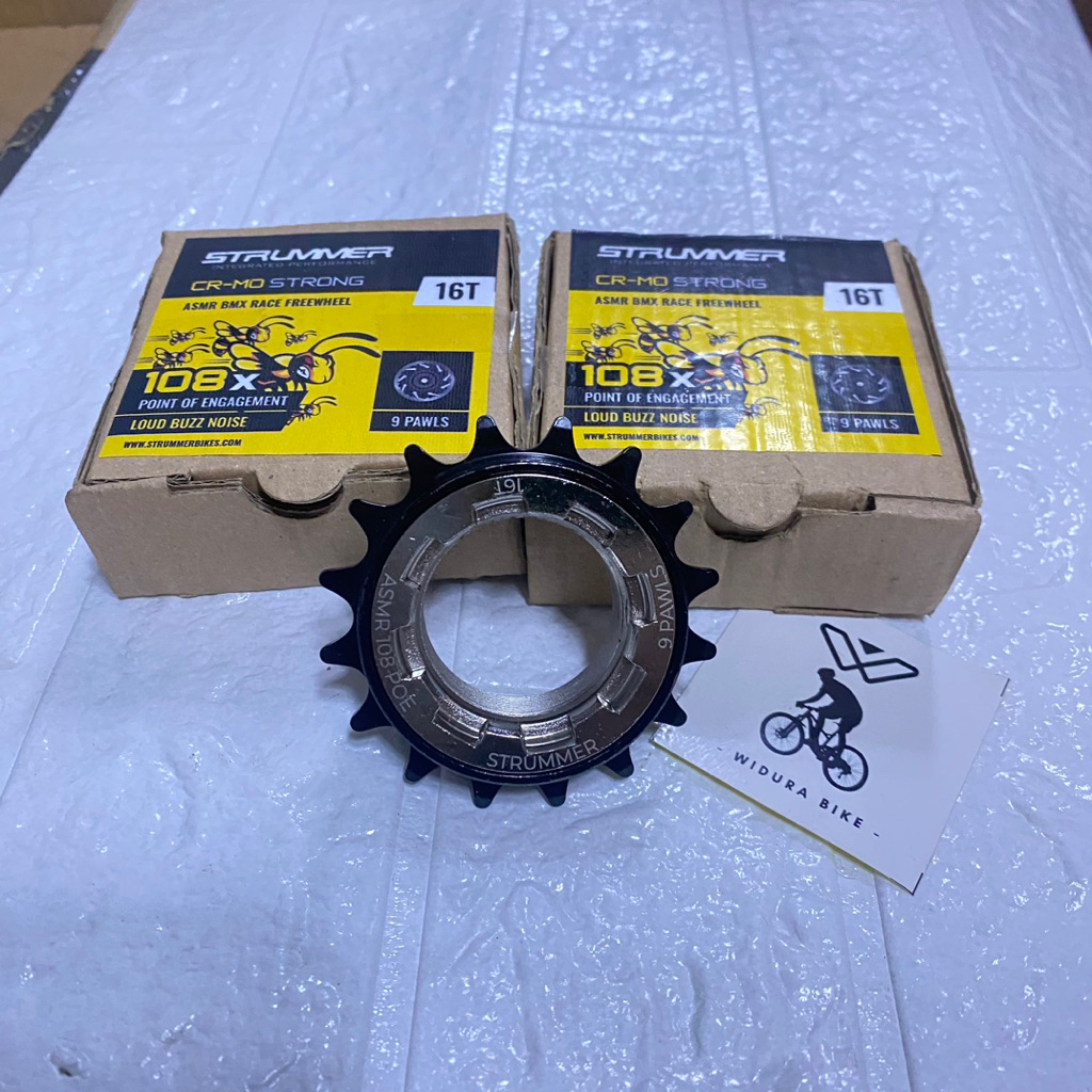 Freewheel Gir tawon Strummer ASMR BMX RACE 16T 9 pawls