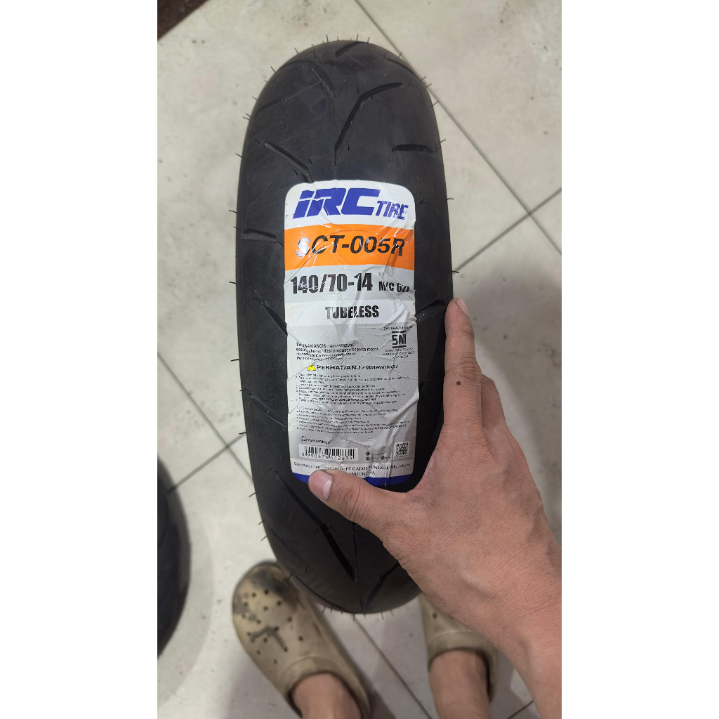 BAN LUAR IRC AEROX 155 140/70-14 ,110/80-14 ORIGINAL