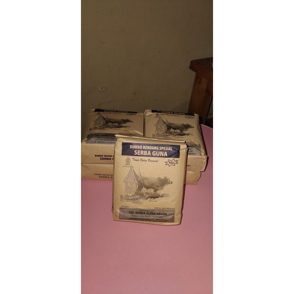 

Bumbu rendang serbaguna 1000 gram @kemasan 250 gram