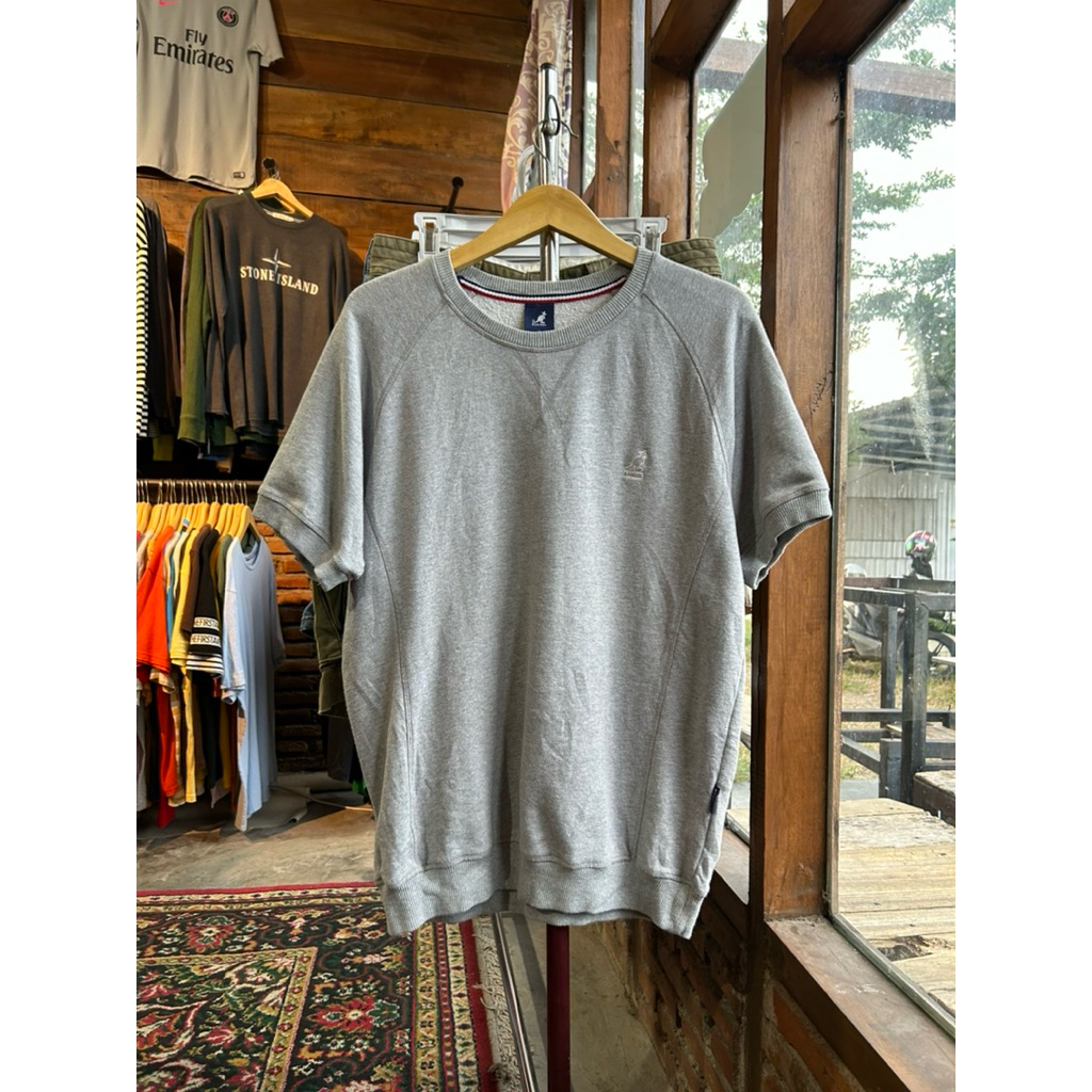 Kaos Kangol Grey Second Original