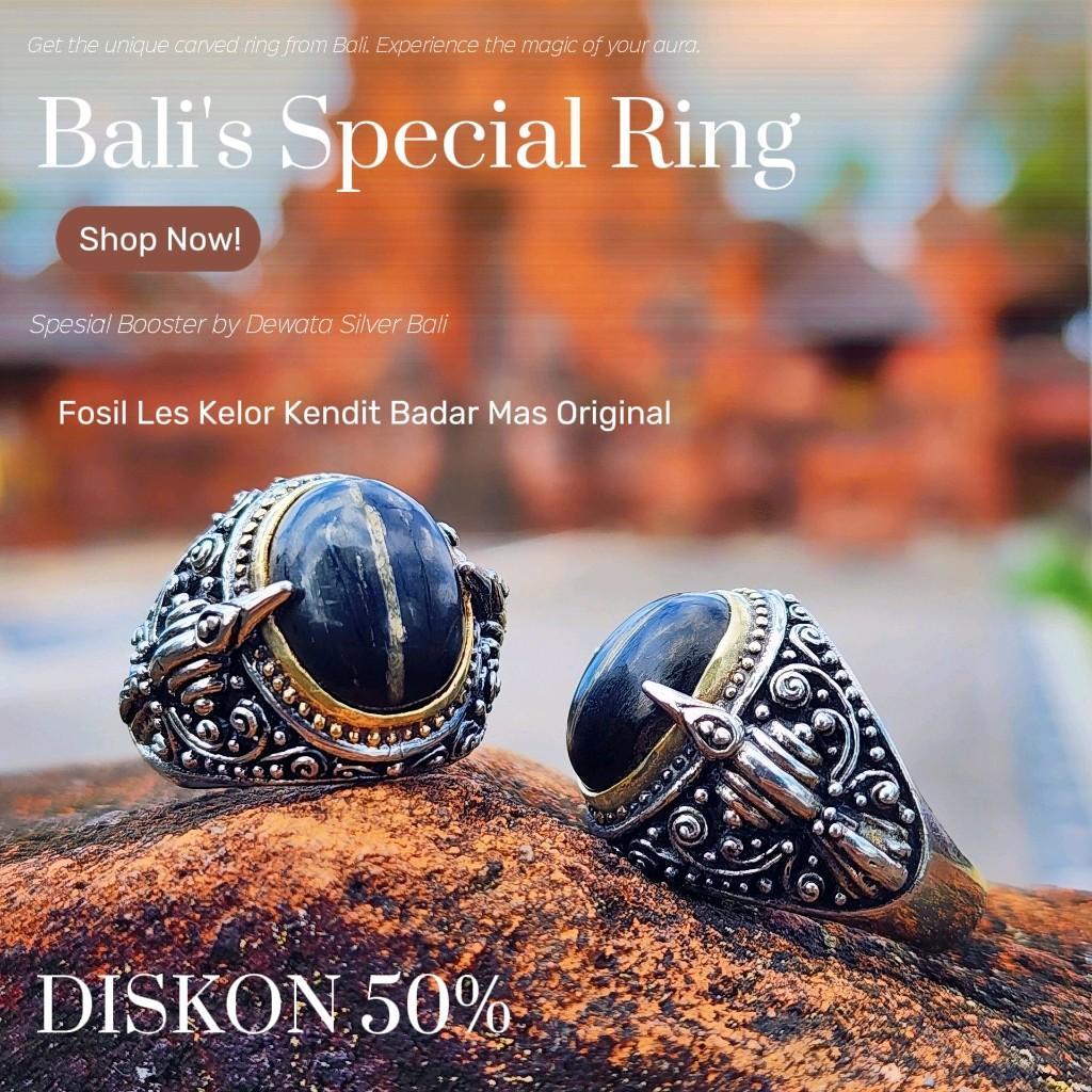 CINCIN ASLI FOSIL/LES KELOR KENDIT BADARMAS ORIGINAL FULLBOOST3R by DEWATA SILVER - DISKON 50%