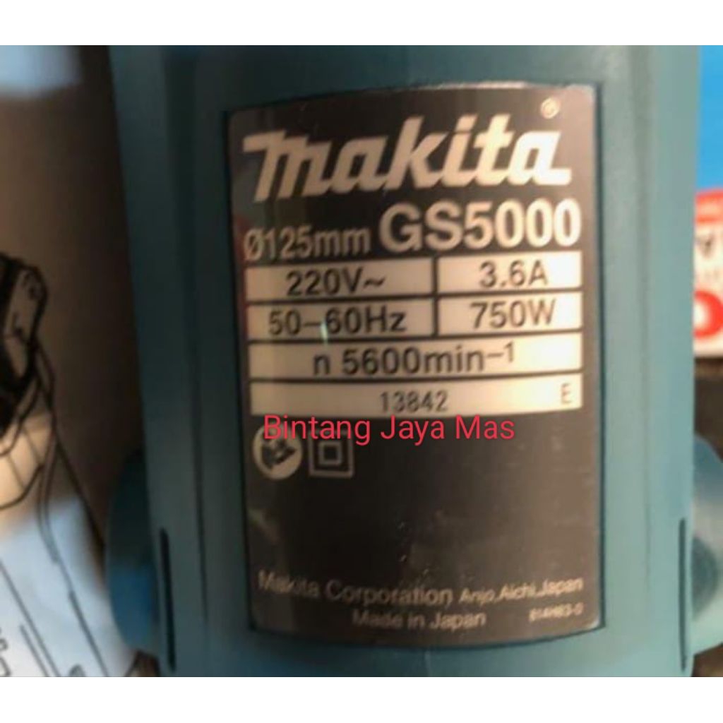 MESIN GERINDA LURUS MAKITA GS5000