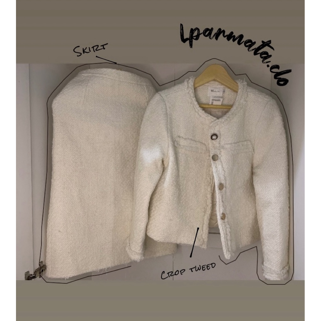 one set tweed, preloved, like new 99%