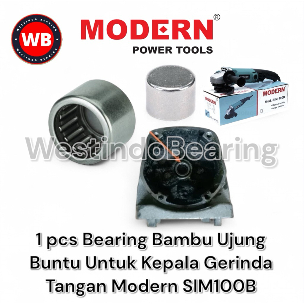 Bearing Bambu Ujung Buntu Untuk Kepala Mesin Gerinda Tangan Modern SIM100B Laher Laker Lahar Bambu G
