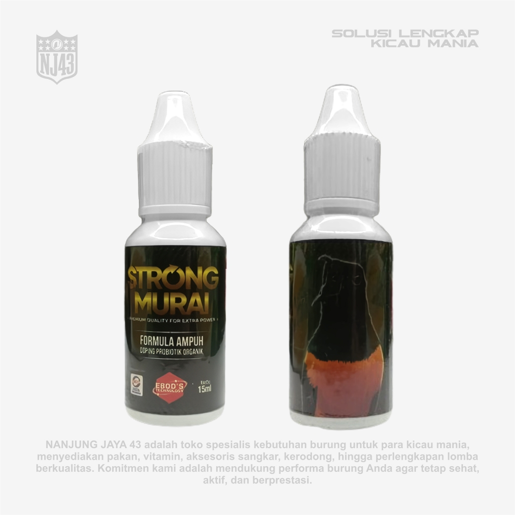 EBOD JAYA Vitamin Penggacor Burung Murai Batu – Suplemen Gacor Extra Strong