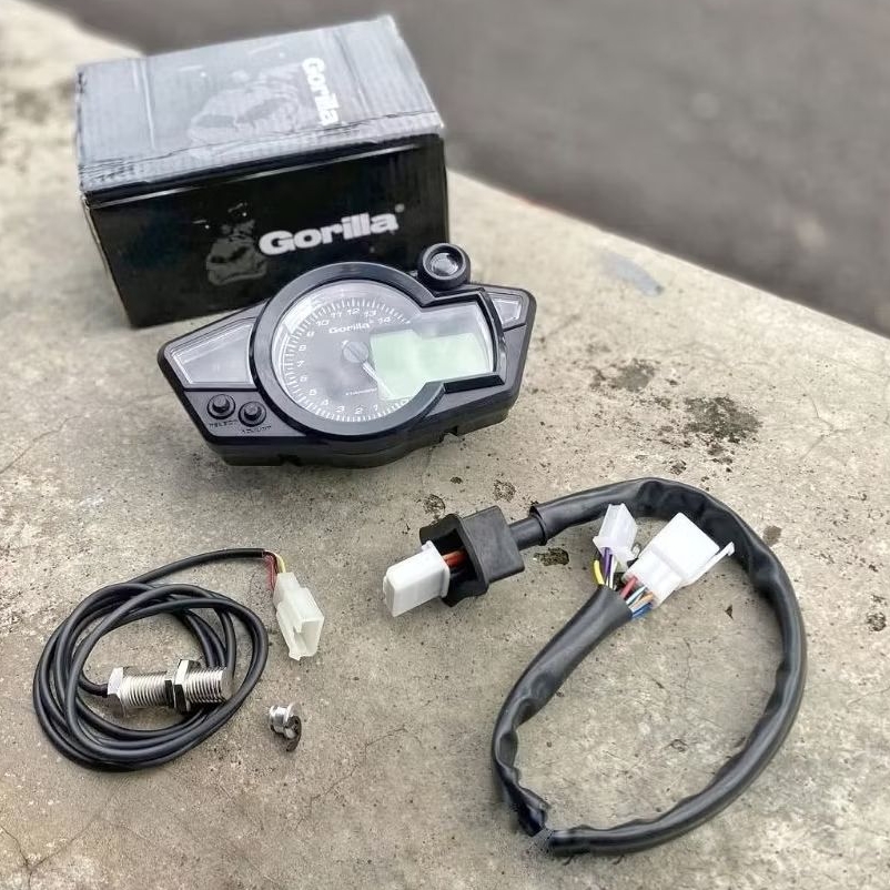 Speedometer Spido Replika Koso RX1N New Indikator Set Socket Sensor Rpm Kecepatan Import Gorilla