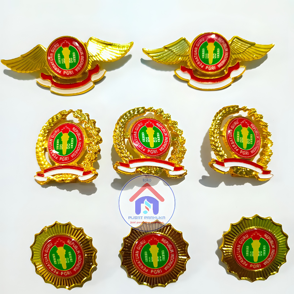 

Pin PGRI lengkap / perlengkapan pramuka / perlengkapan sekolah