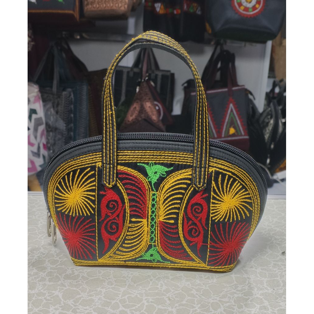 Tas Keong Aceh Ukuran Kecil/Hand Bag Bordiran Aceh/Oleh-Oleh Aceh/Souvernir Aceh