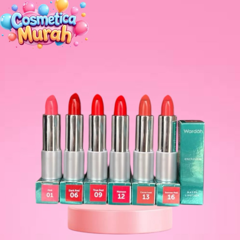 pi,cx] WARDAH LIPSTIK PUTAR EXCLUSIVE MATTE - LIPSTICK MATTE