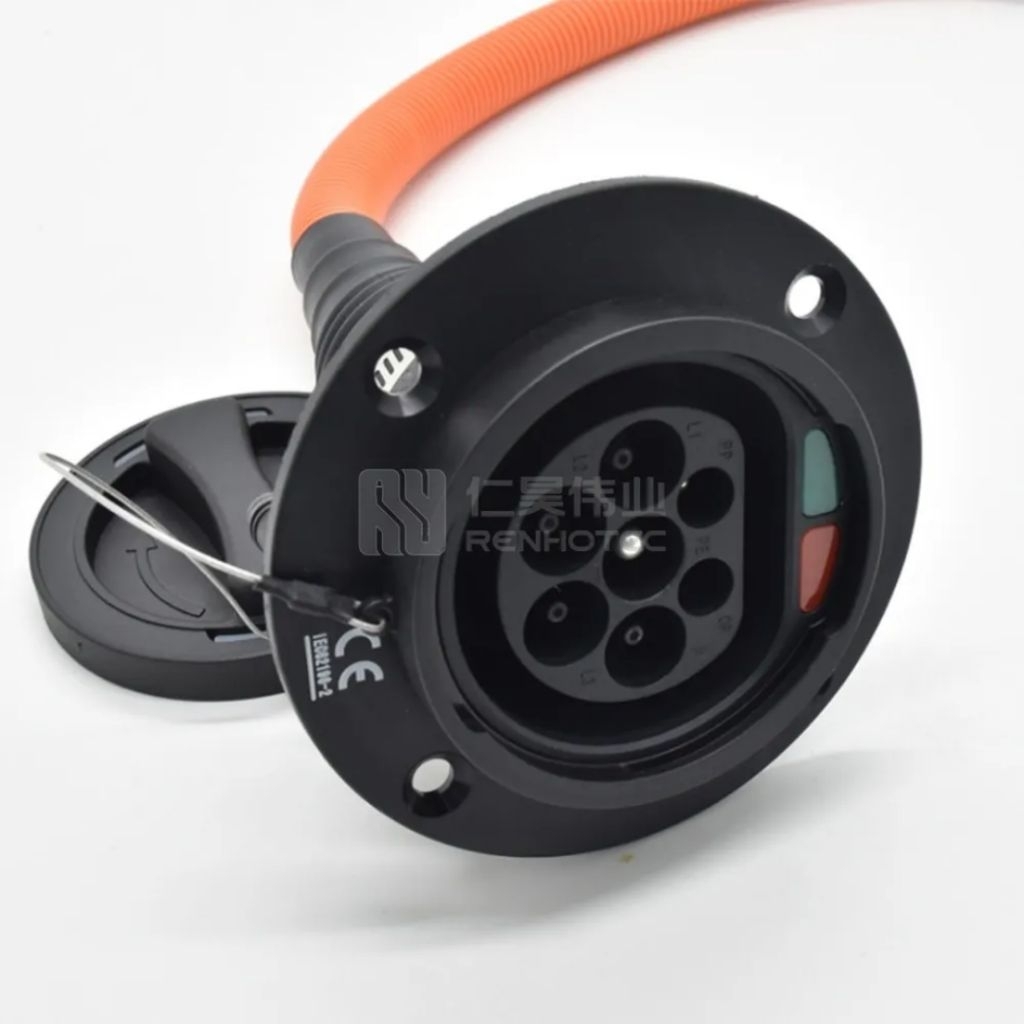 Soket Type2 Tiga phase SPKLU Type 2 32A 3 Phase Socket