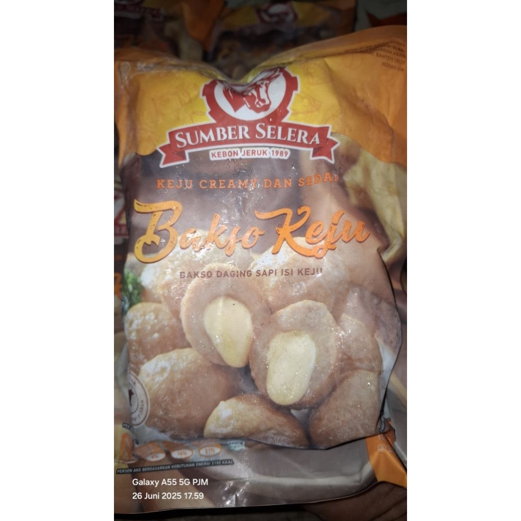 

BAKSO SUMBER SELERA KEJU 300 G isi 10