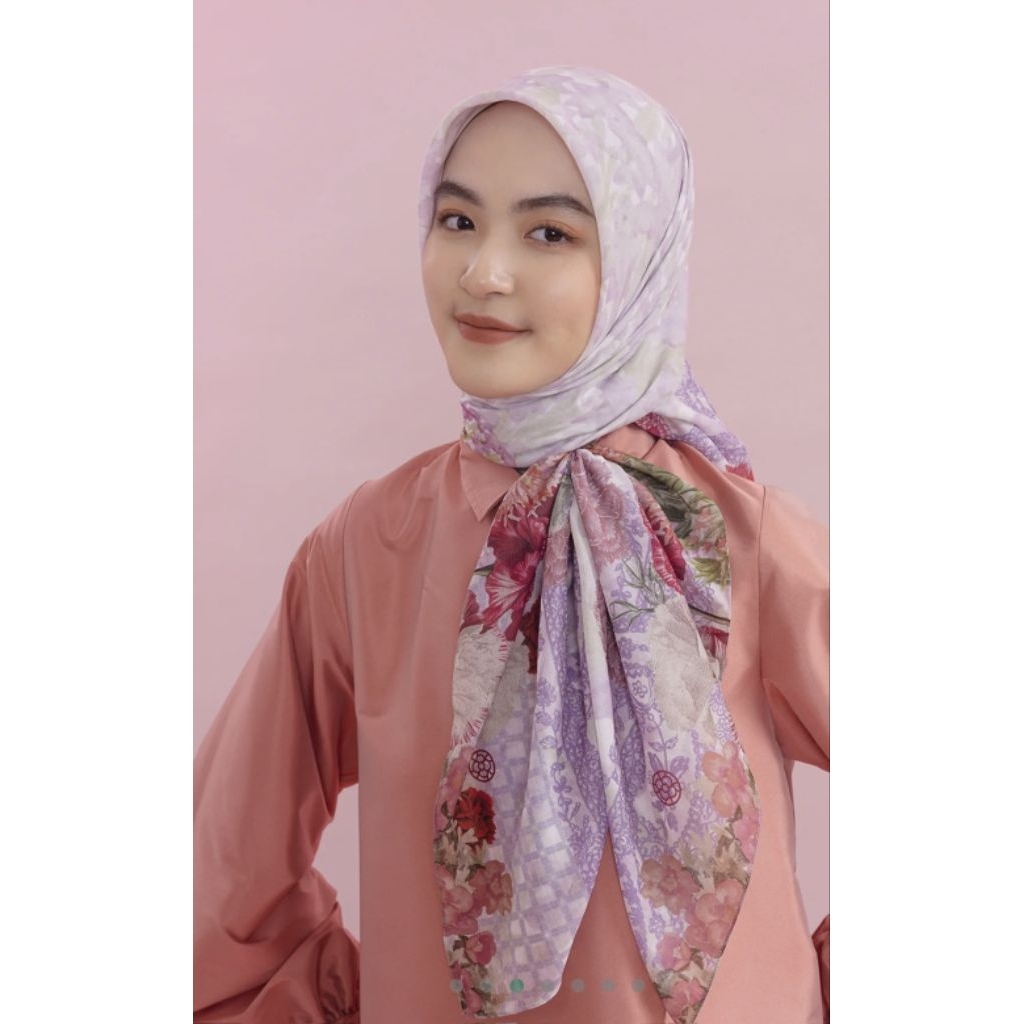 RIA MIRANDA WILMA SCARF X ARTKEA DUSTY LAVENDER <RARE ITEM>  ( NEW)