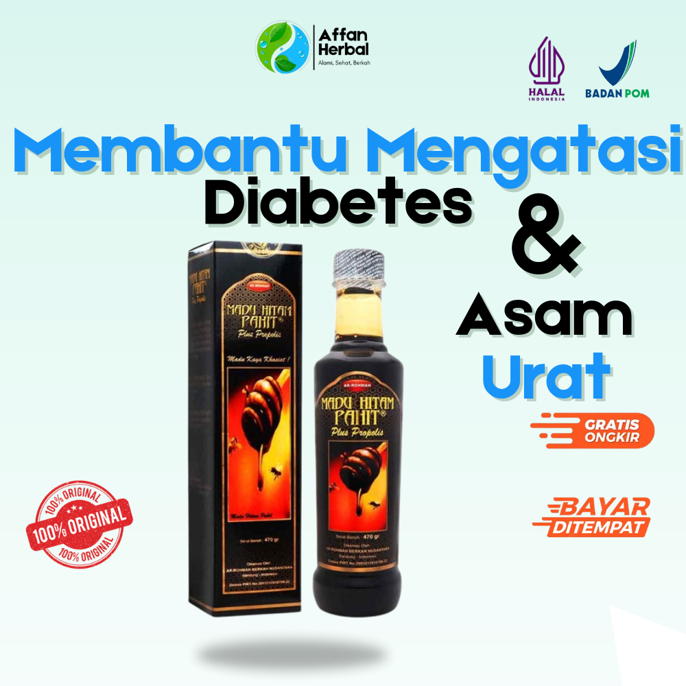 

Madu Hitam Pahit MHP 470 Gram - Atasi Diabetes / Madu Hitam Pahit