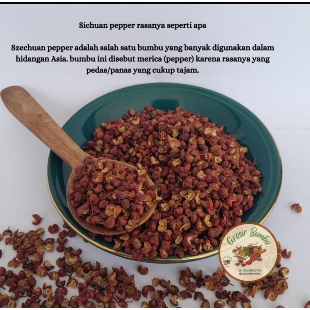 

szechuan pepper.100gr/ sichuan pepper.asli¹⁰⁰٪
