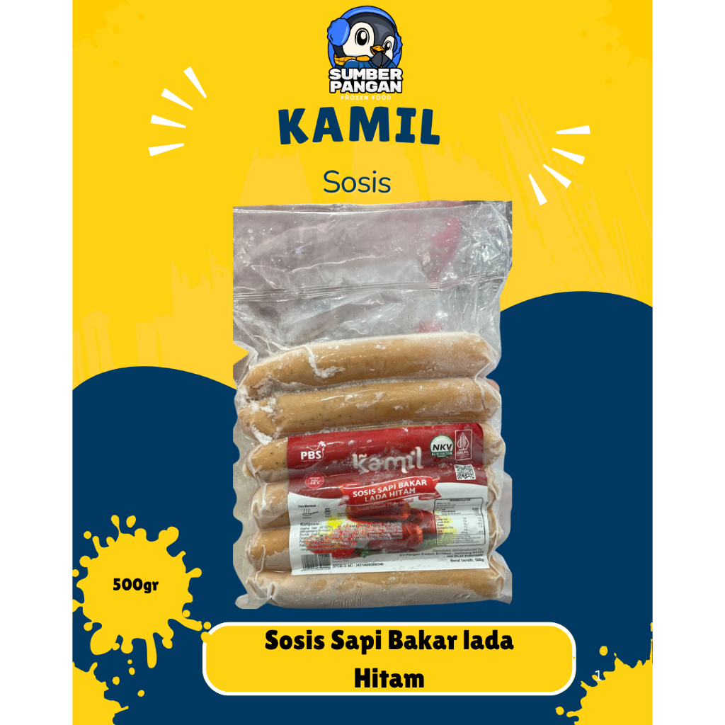 

Kamil Sosis Sapi Bakar Lada Hitam 500gr