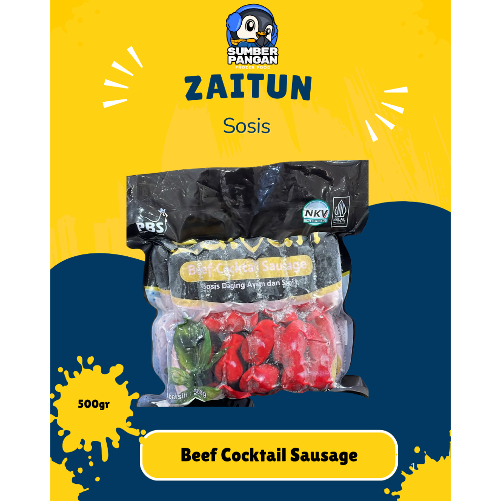 

Zaitun Beef Cocktail Ayam&Sapi 500gr