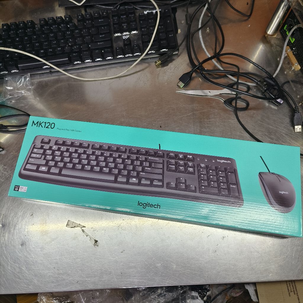 Keyboard Mouse Logitech Logitech MK120 Combo Keyboard & Mouse USB