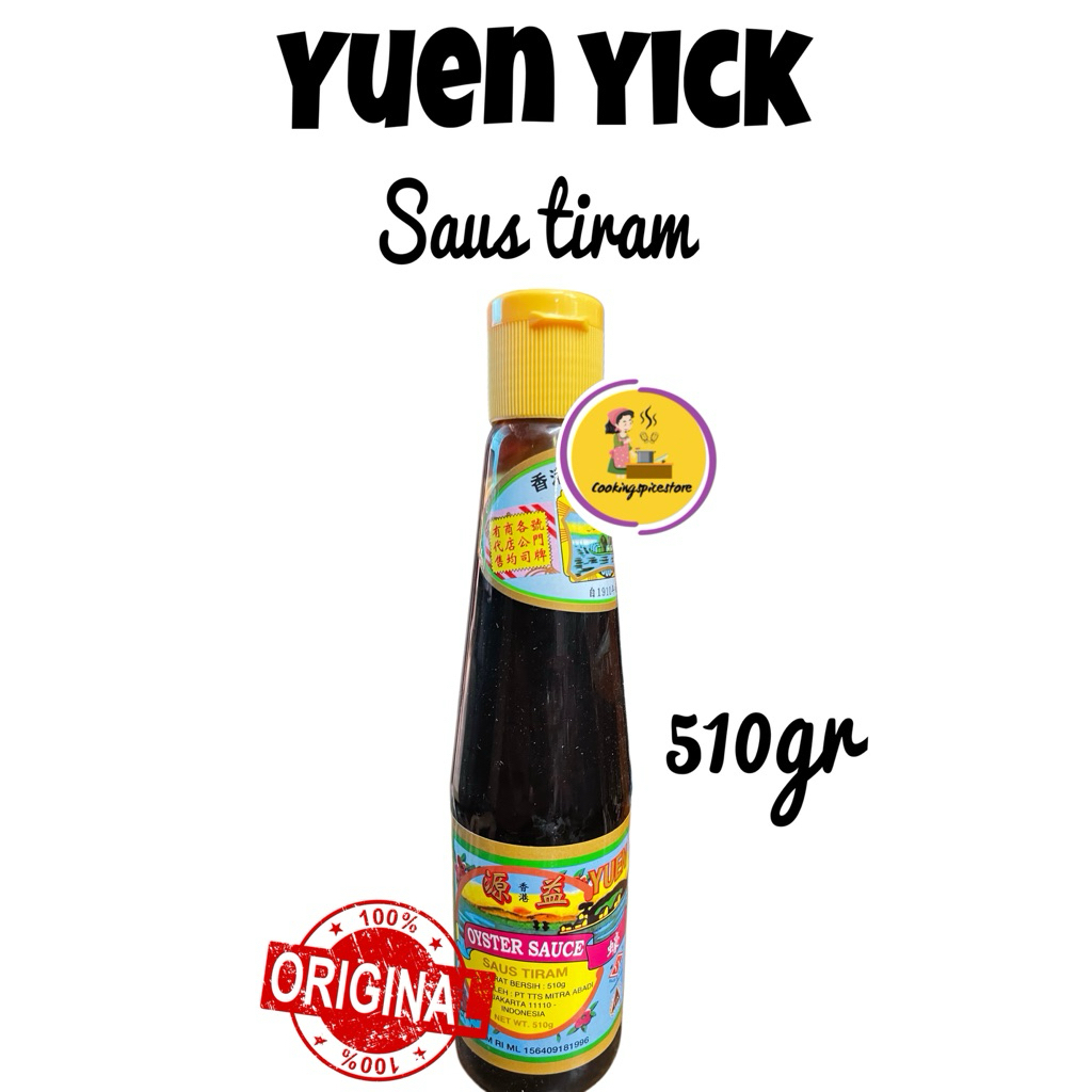 

Yuen Yick Oyester Sauce / Saus Tiram 138ml / 510ml