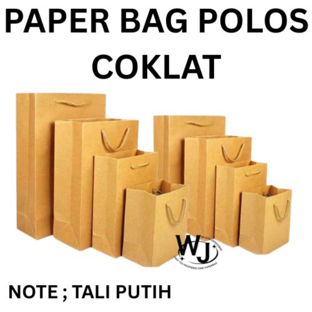 

Paper Bag Polos Coklat Ukuran Mini 15x20 isi 12pcs