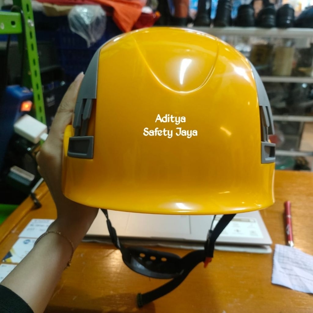 Helm Safety Climbing Ranger Kuning Original