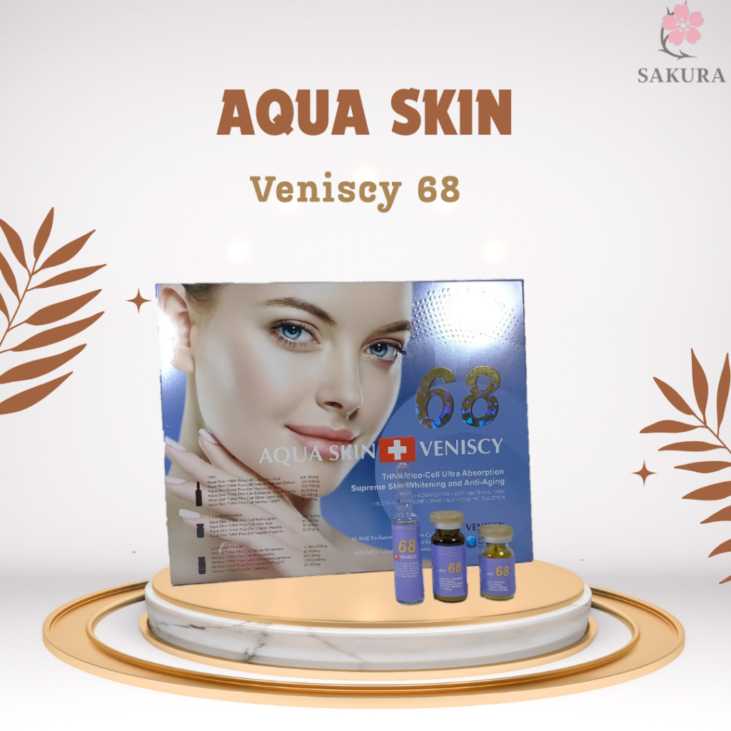 AQUA SKIN VENISCY 68 ASV 68 - AQUAS V68 ULTRA WHITENING PEMUTIH ANTI AGING MENCERAHKAN ORIGINAL BOX