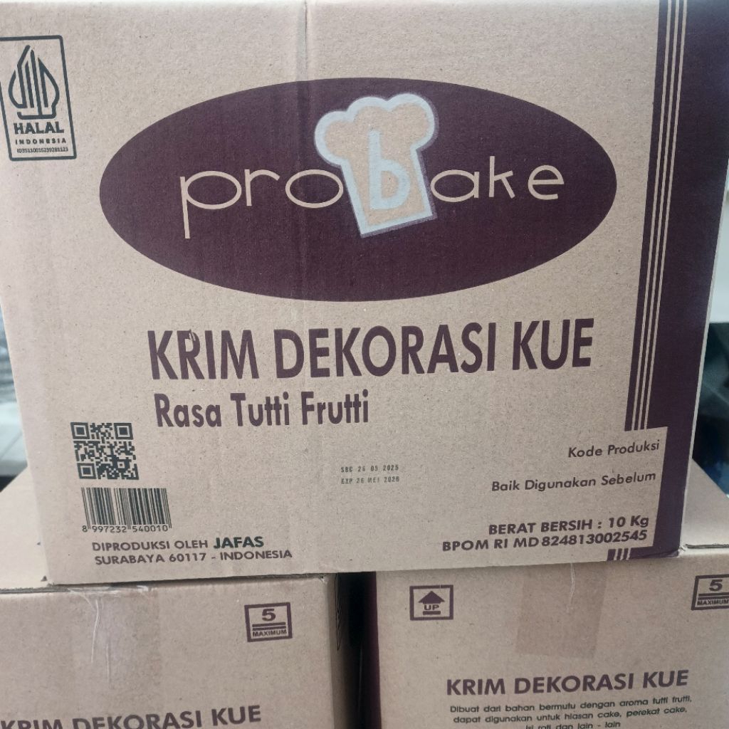 

Probake Butter Cream Rasa Tutti Fruity 10 kg