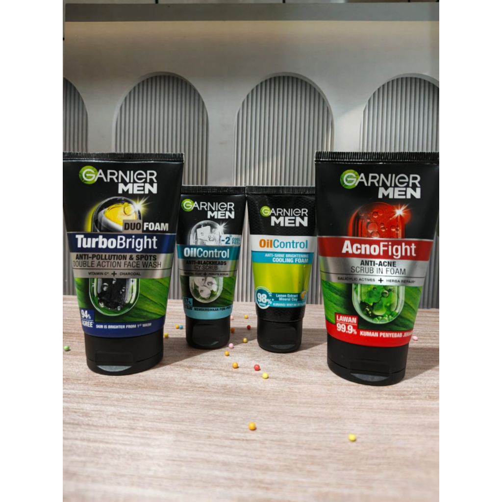 Garnier men power white super duo facial foam | Garnier men facial foam 100ml & 50ml