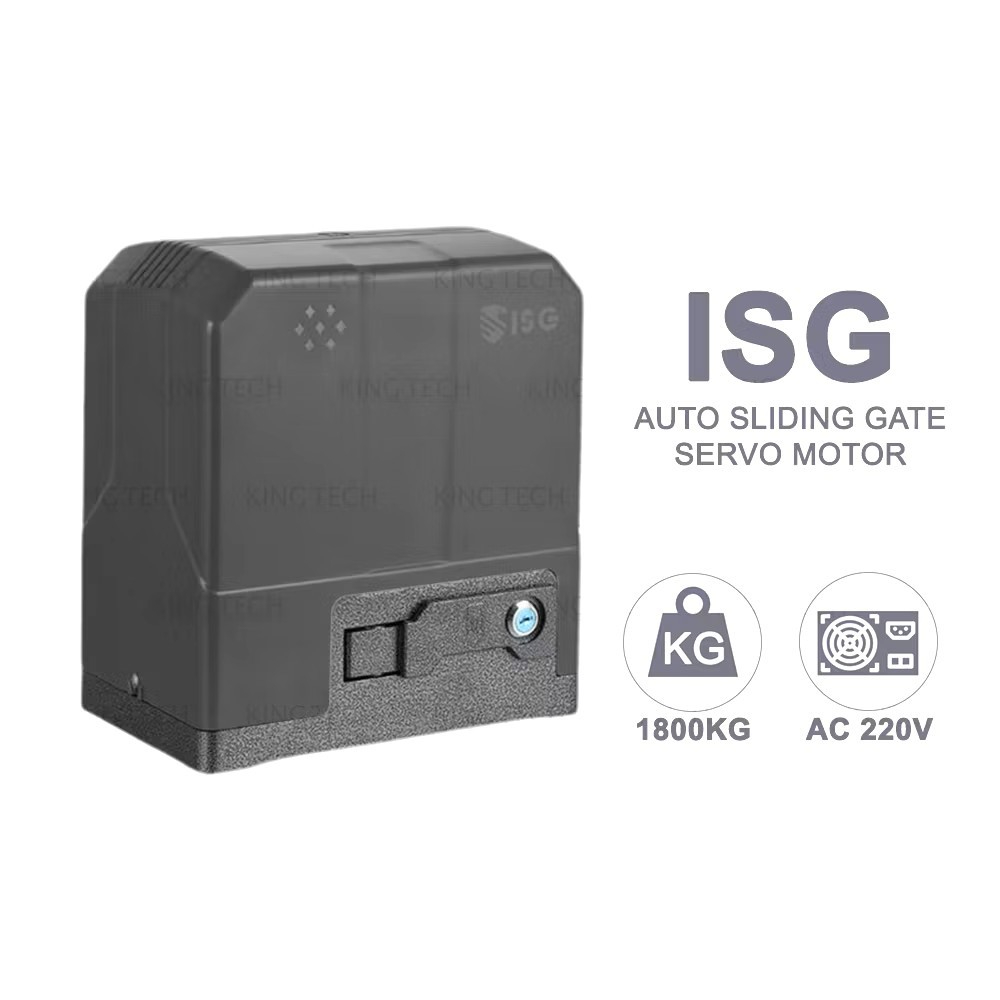 ISG Sliding Gate 1800kg Mesin Pintu Pagar Gerbang Otomatis Remot Kecepatan bisa di setel