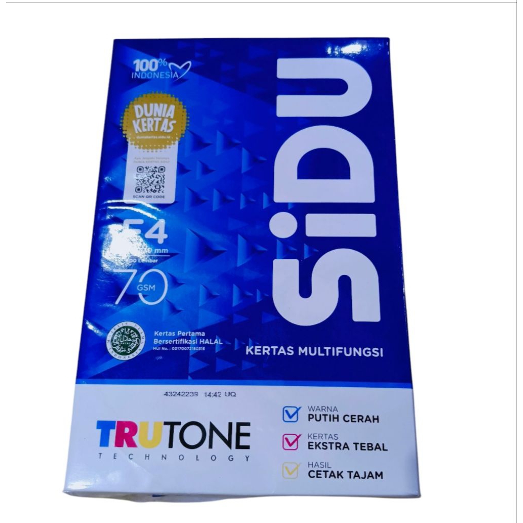 

KERTAS HVS F4 70GSM 500 LEMBAR