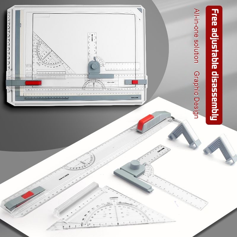 

【Dikirim dlm 24jam】Terpercaya Meja Gambar Arsitek A3 Professional Drawing Board A3 Free Rotrin Isograph Rapido Promo alat gambar