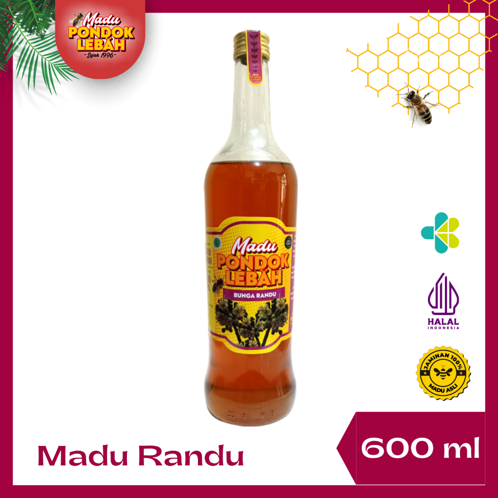 

Madu Randu Murni 600ml - Pondok Lebah