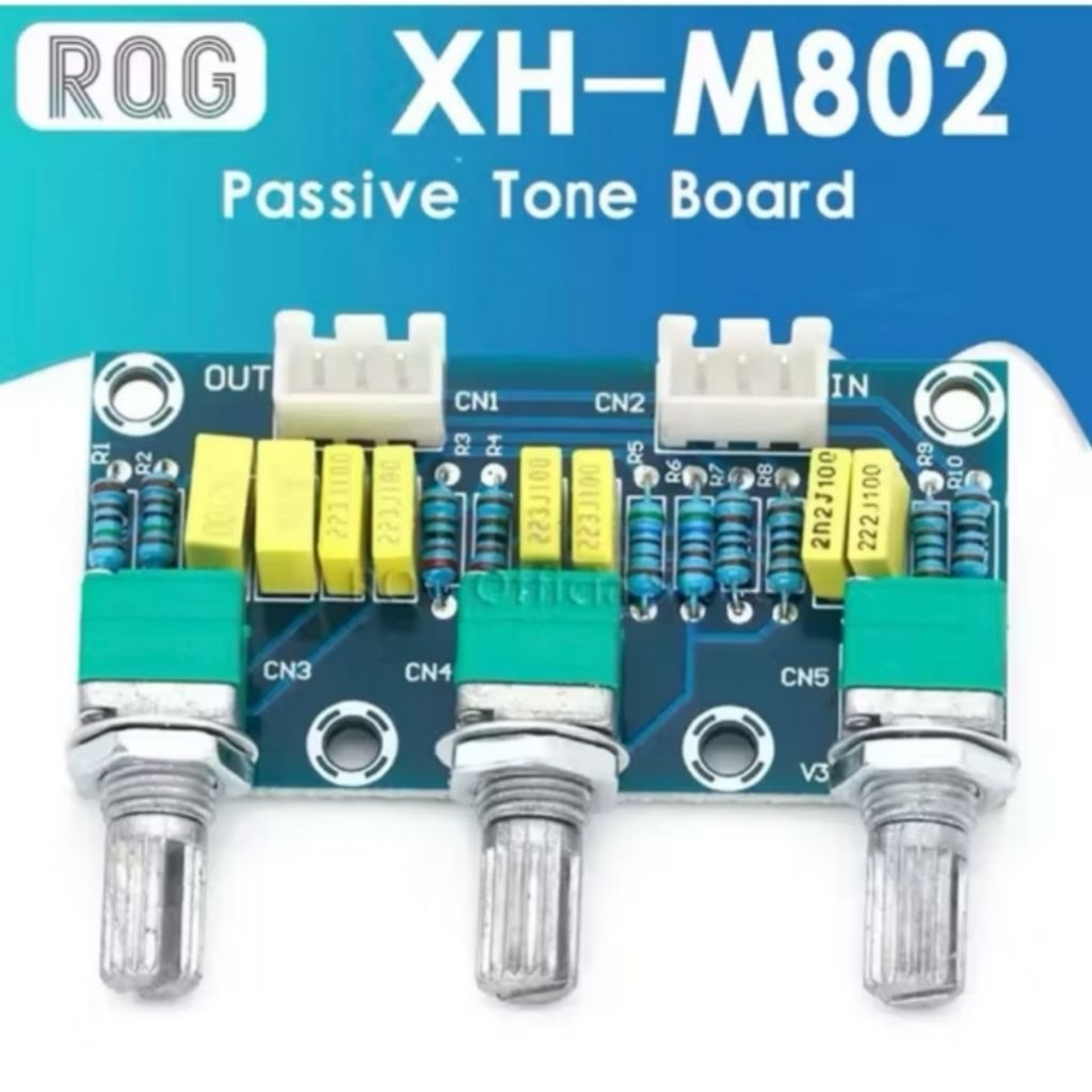 XH-M802 Kit Tone Control Stereo PASIF Tanpa Daya Tegangan Class D