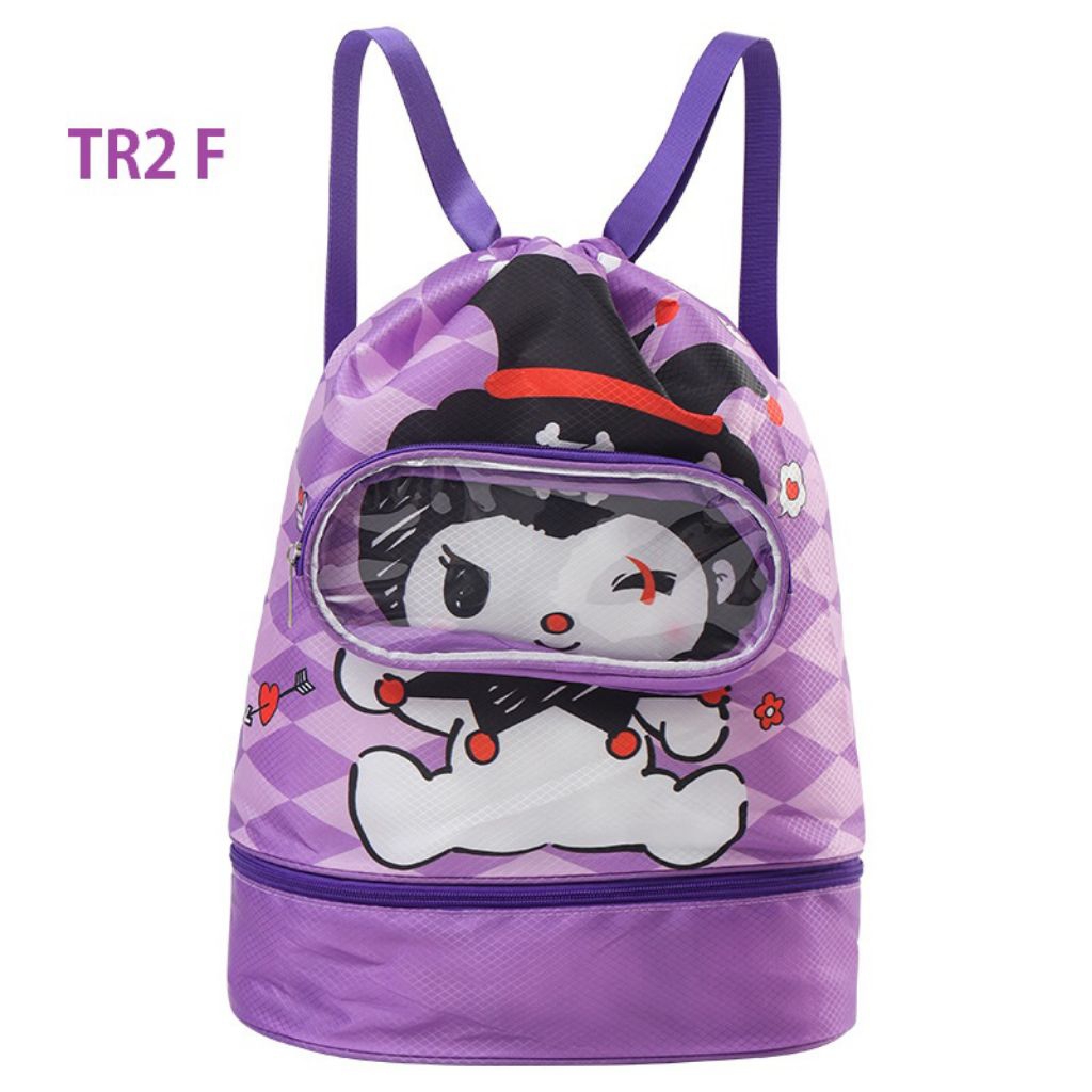 Saelaris_ Tr2 Tas Renang Anak/Tas Renang Anti Basah/Tas Renang Mermaid/Tas Renang Kurumi / Tas