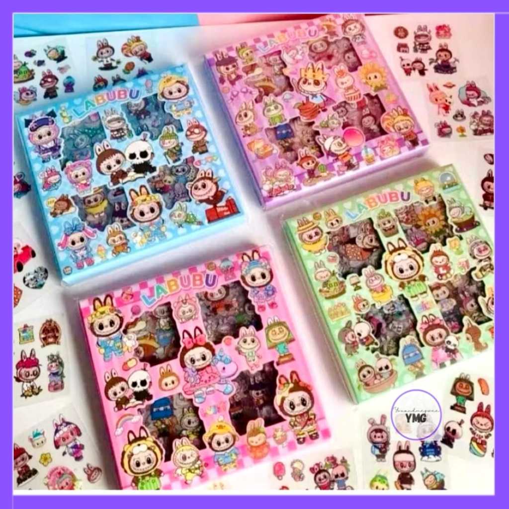 

(YMG)Stiker Labubu Kotak Isi 100 Pcs /Stiker Tempel Anak Labubu
