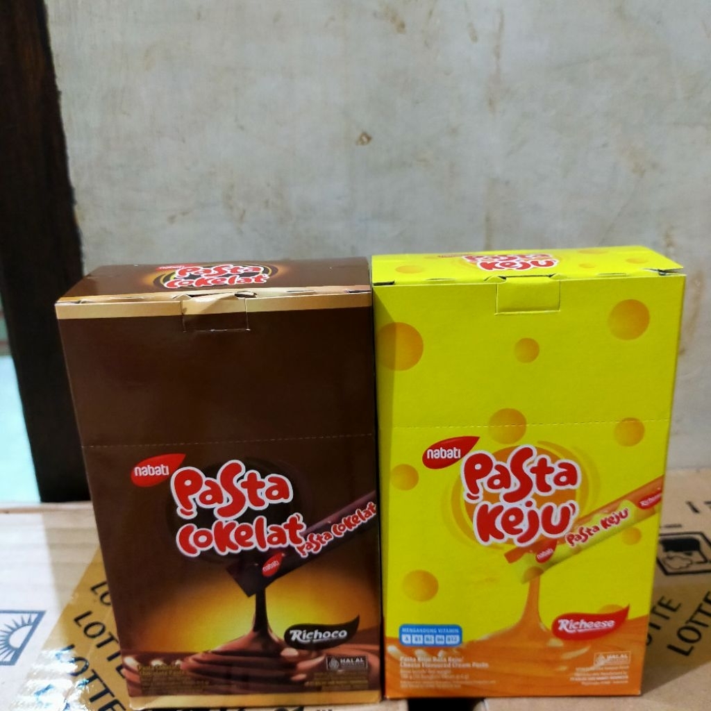 

Pasta cokelat dan keju isi 9x30