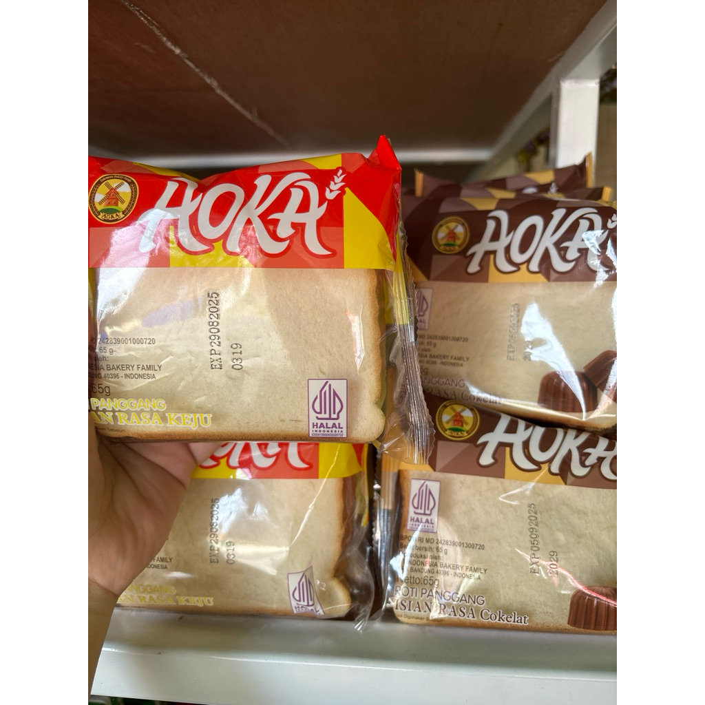 

aoka roti panggang isi 5pcs (grosir)