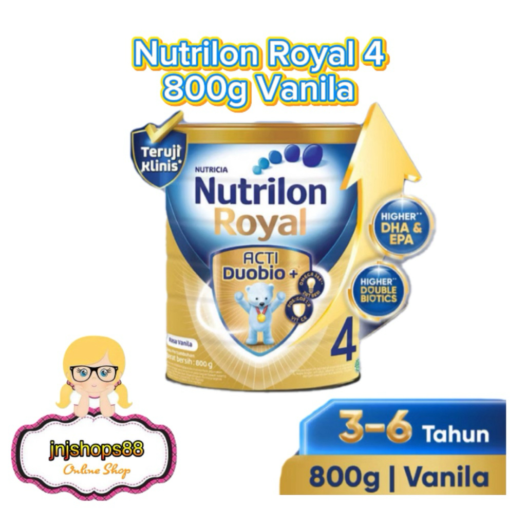 

Nutrilon Royal 4 Vanila 800gr 3-6 Tahun susu pertumbuhan anak
